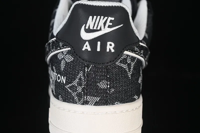 All categories Nk Air Force 1 Air Force series Nk Air Force 1 Low Air Force low-top Nike Air Force 1'07 Low LV joint cowboy pig eight meters black Air Force 1 low-top casual sneakers MZ9588-805